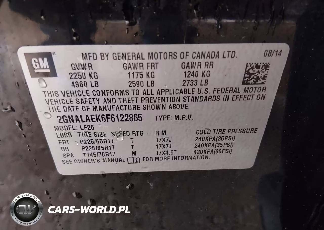 2015 Chevrolet Equinox Ls VIN:2GNALAEK6F6122865 - 9