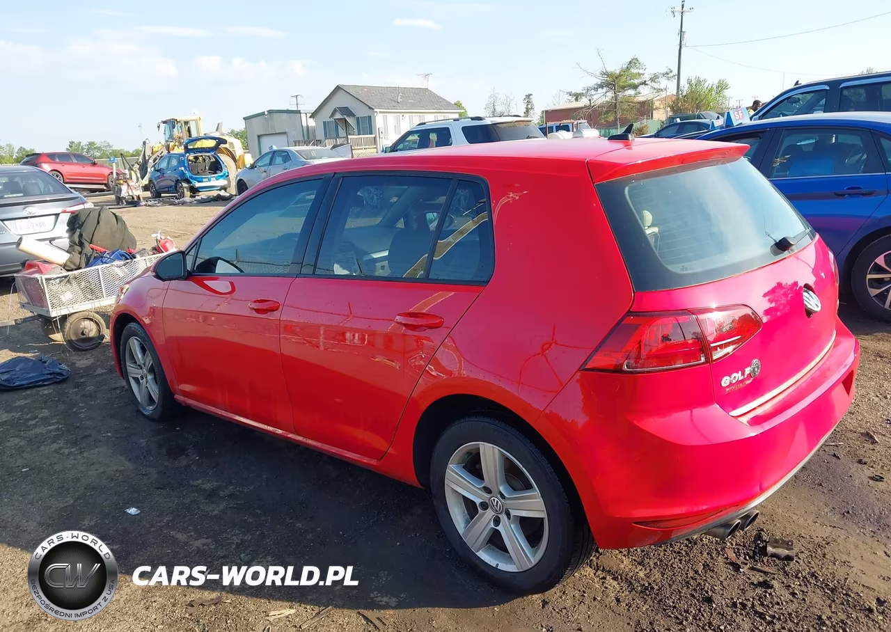2017 Volkswagen Golf Tsi S 4-Door-Tsi Se 4-Door-Tsi Sel 4-Door-Tsi Wolfsburg Edition 4-Door VIN:3VW217AU2HM030087 - 3
