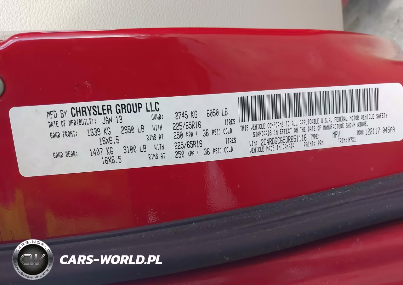 2013 Dodge Grand Caravan Sxt VIN:2C4RDGCG5DR651116 - 9