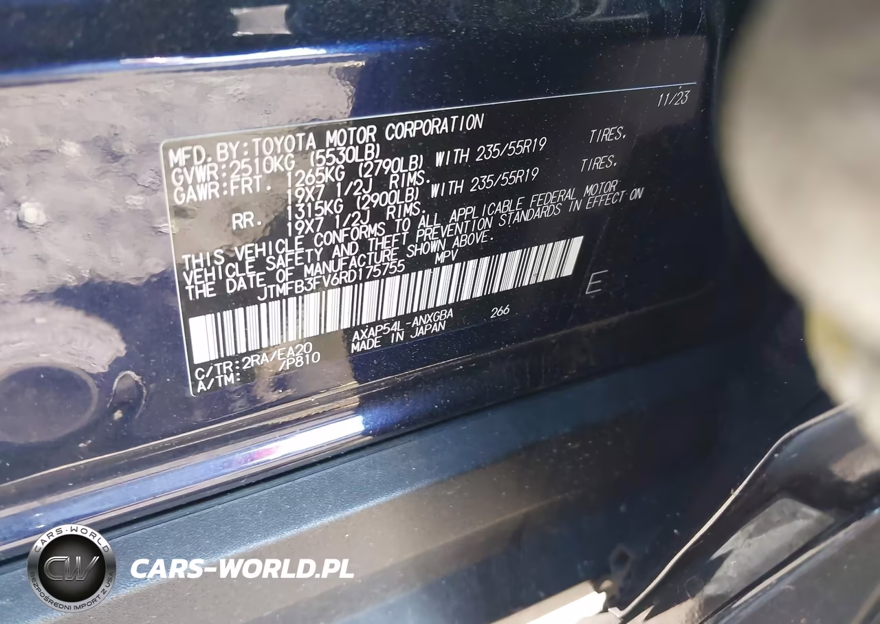 2024 Toyota Rav4 Prime Xse VIN:JTMFB3FV6RD175755 - 9