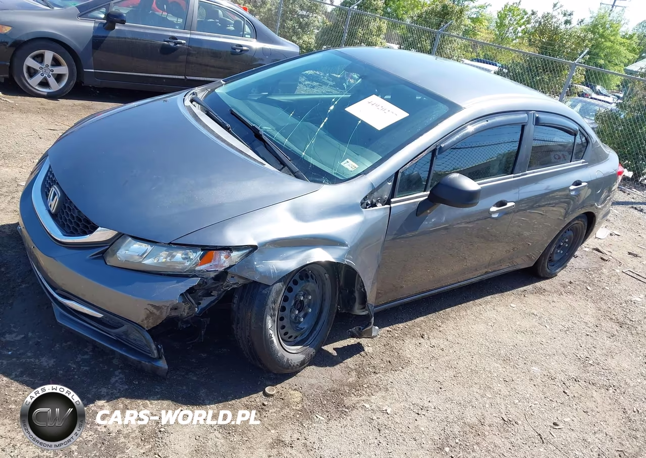 2013 Honda Civic Lx VIN:2HGFB2F57DH539429 - 14