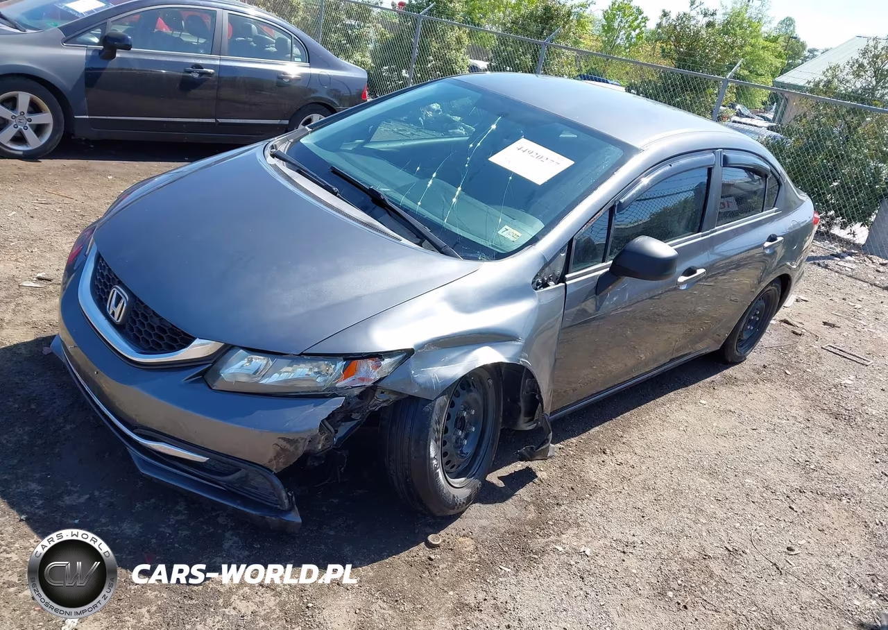 2013 Honda Civic Lx VIN:2HGFB2F57DH539429 - 2