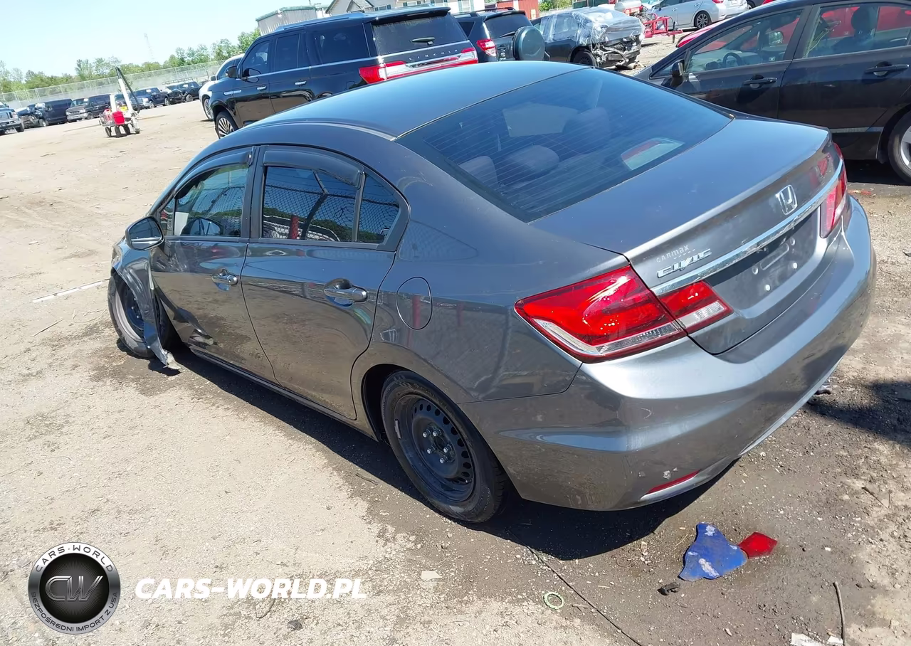 2013 Honda Civic Lx VIN:2HGFB2F57DH539429 - 3