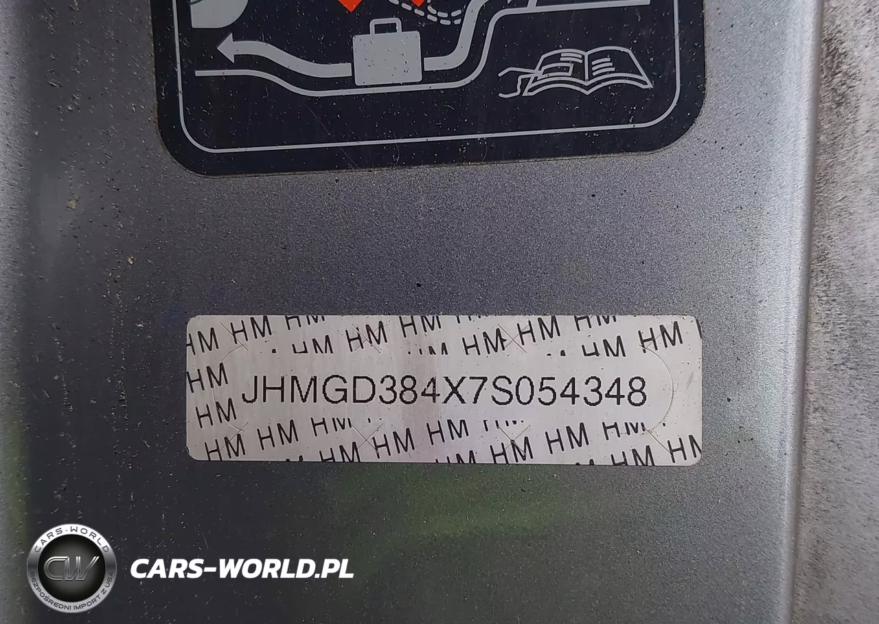 2007 Honda Fit VIN:JHMGD384X7S054348 - 18