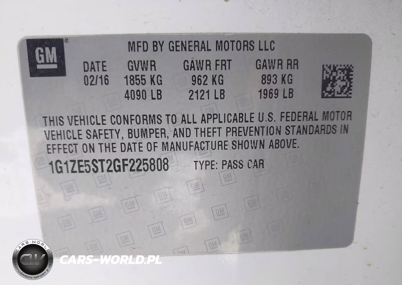 2016 Chevrolet Malibu 1Lt VIN:1G1ZE5ST2GF225808 - 9