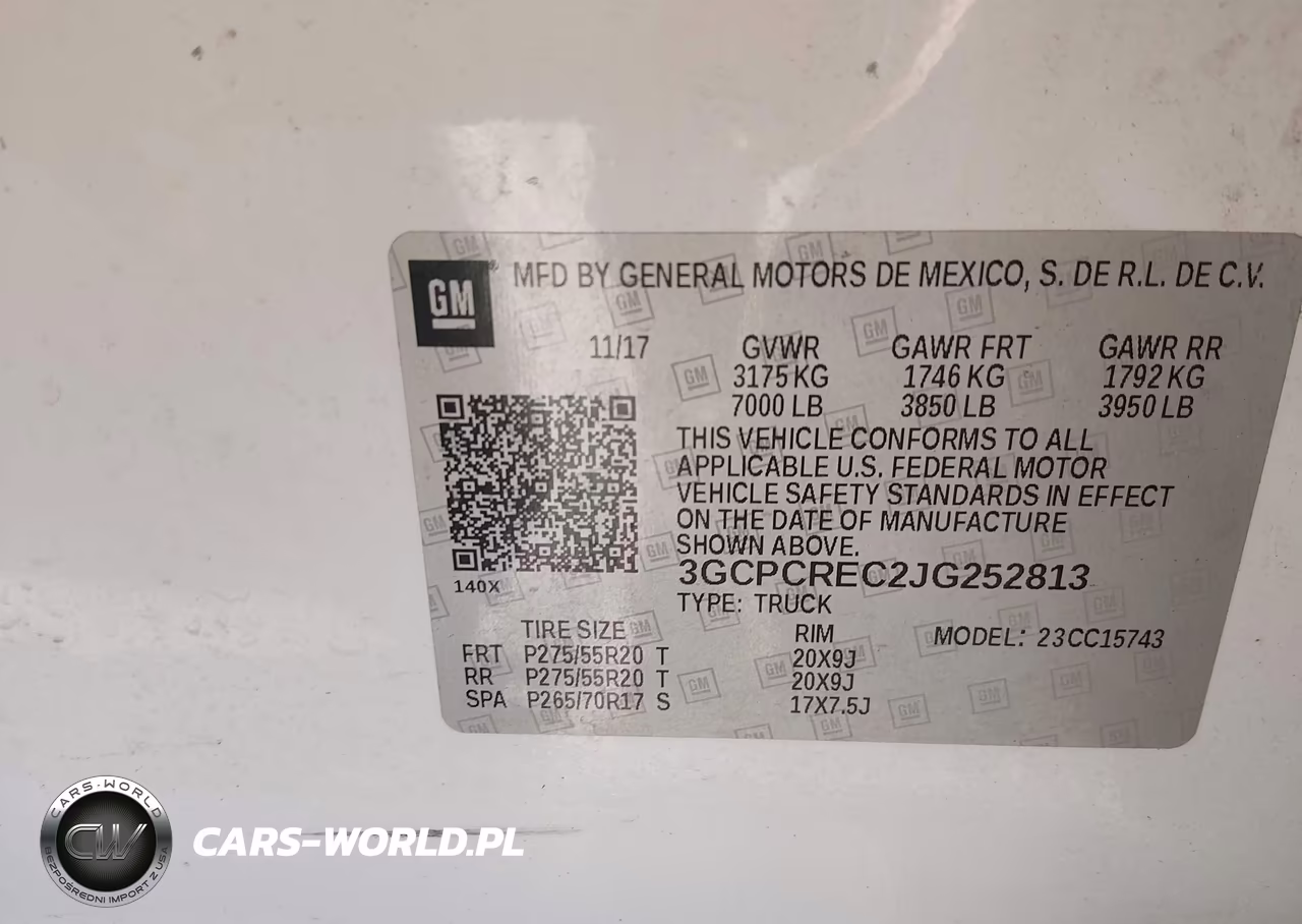 2018 Chevrolet Silverado 1500 1Lt VIN:3GCPCREC2JG252813 - 9