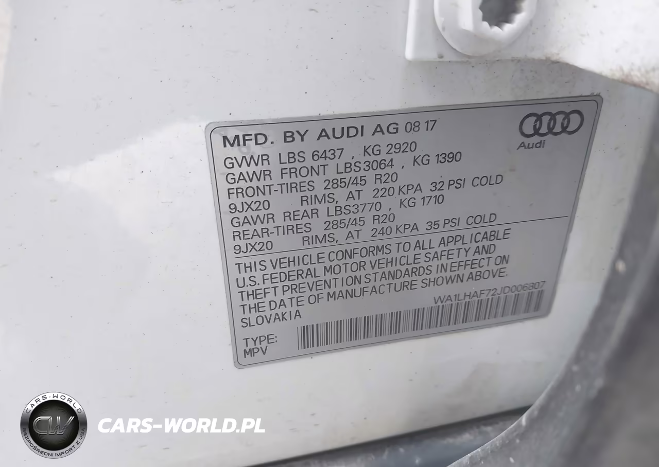 2018 Audi Q7 2.0T Premium VIN:WA1LHAF72JD006807 - 9