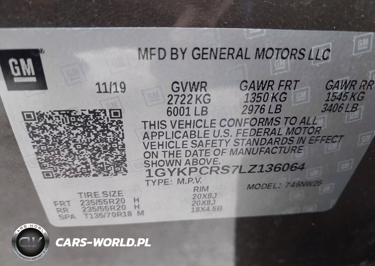 2020 Cadillac Xt6 Fwd Premium Luxury VIN:1GYKPCRS7LZ136064 - 9