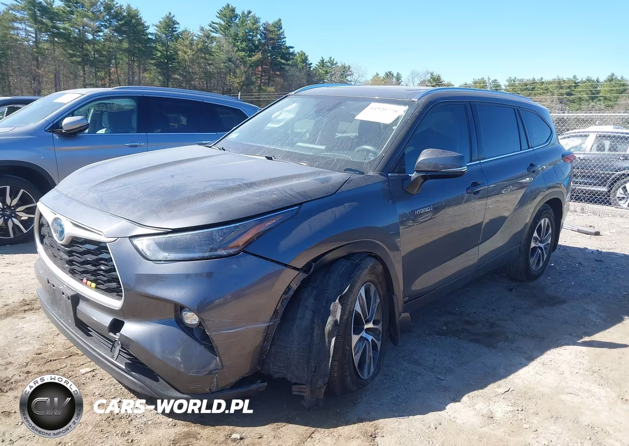 2021 Toyota Highlander Hybrid Xle VIN:5TDHBRCH0MS067204 - 2