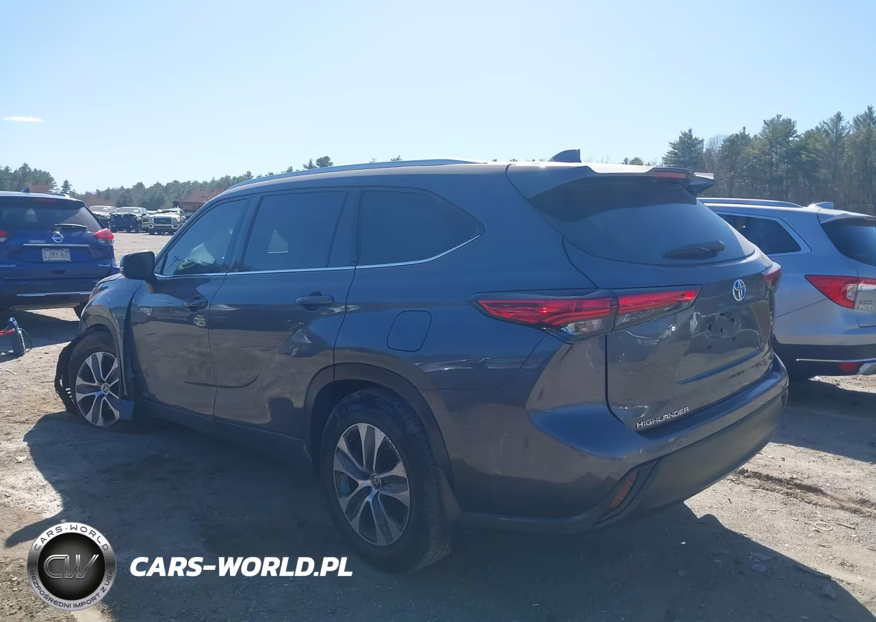 2021 Toyota Highlander Hybrid Xle VIN:5TDHBRCH0MS067204 - 3