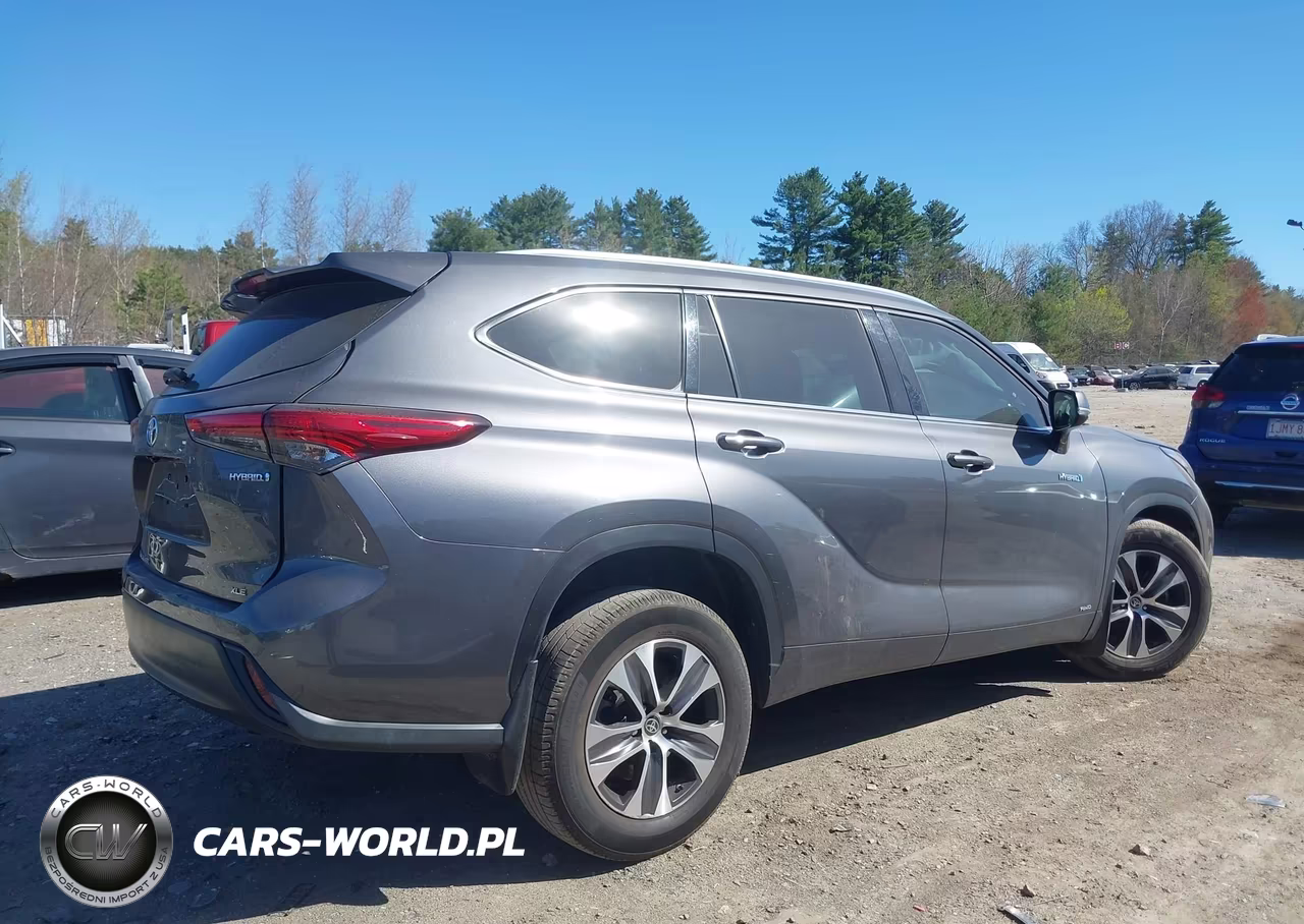2021 Toyota Highlander Hybrid Xle VIN:5TDHBRCH0MS067204 - 4