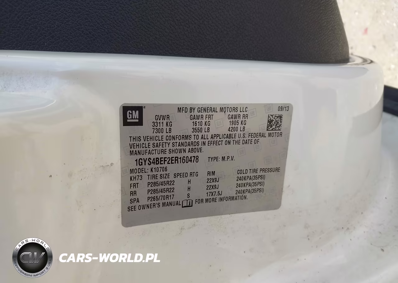 2014 Cadillac Escalade Luxury VIN:1GYS4BEF2ER160478 - 9