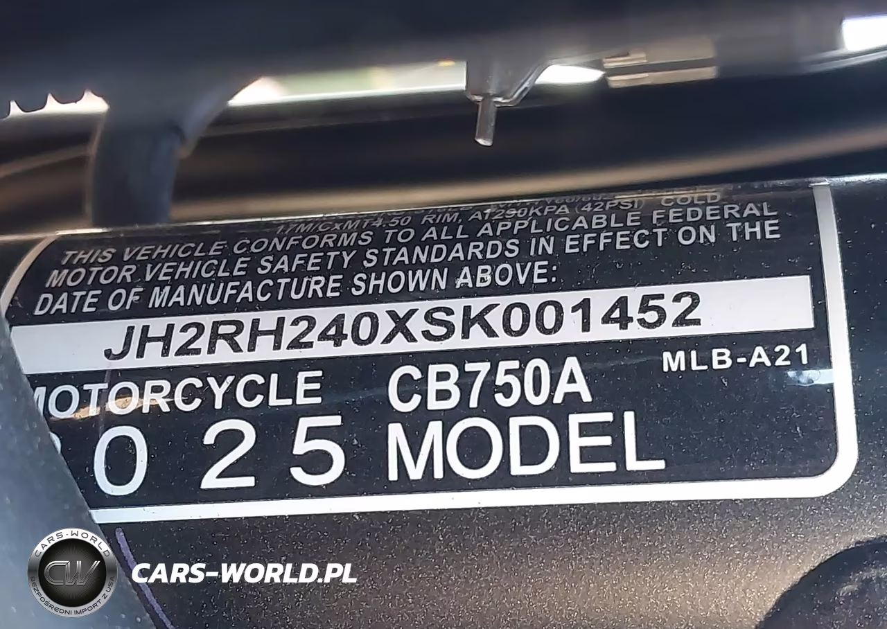 2025 Honda Cb750 A VIN:JH2RH240XSK001452 - 10