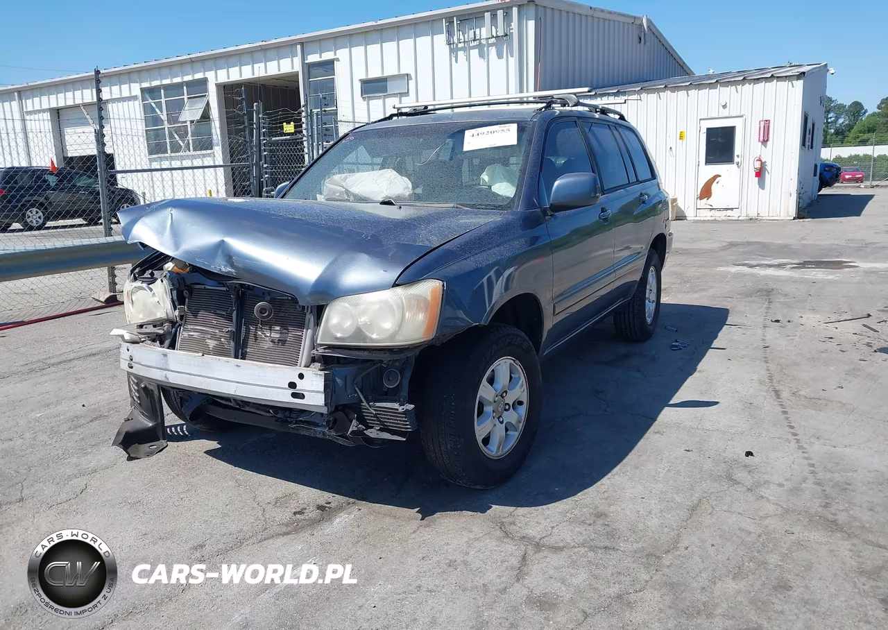 2002 Toyota Highlander V6 VIN:JTEGF21A620038668 - 2