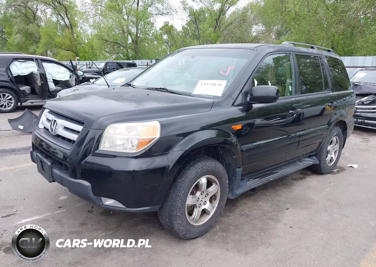 2007 Honda Pilot Ex-L VIN:2HKYF18517H535486 - 2