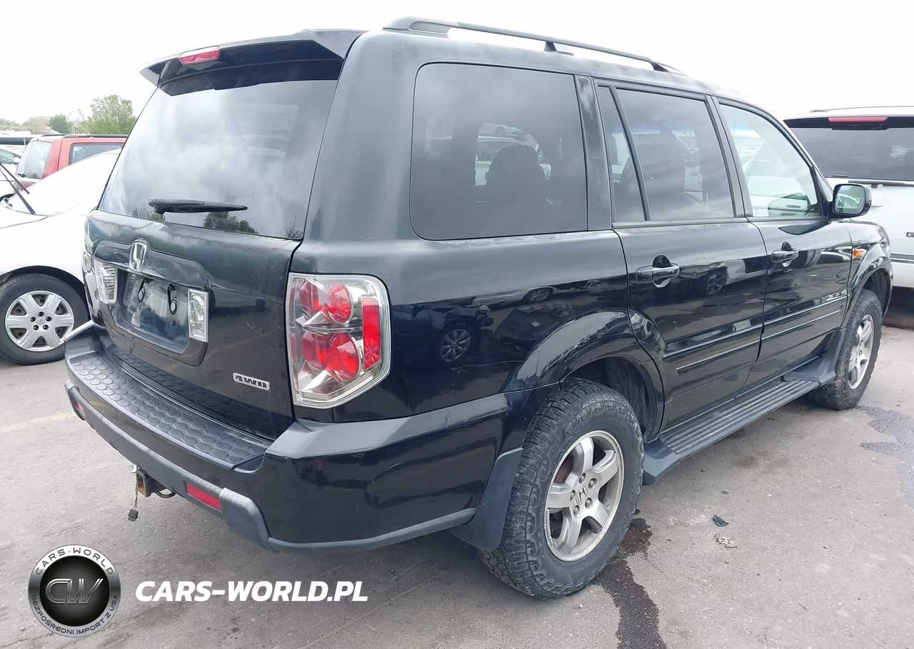 2007 Honda Pilot Ex-L VIN:2HKYF18517H535486 - 4