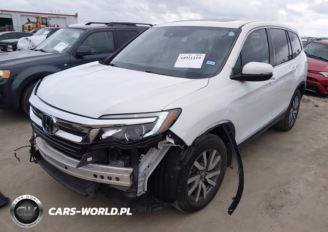 2021 Honda Pilot 2Wd Ex-L VIN:5FNYF5H55MB026874 - 2