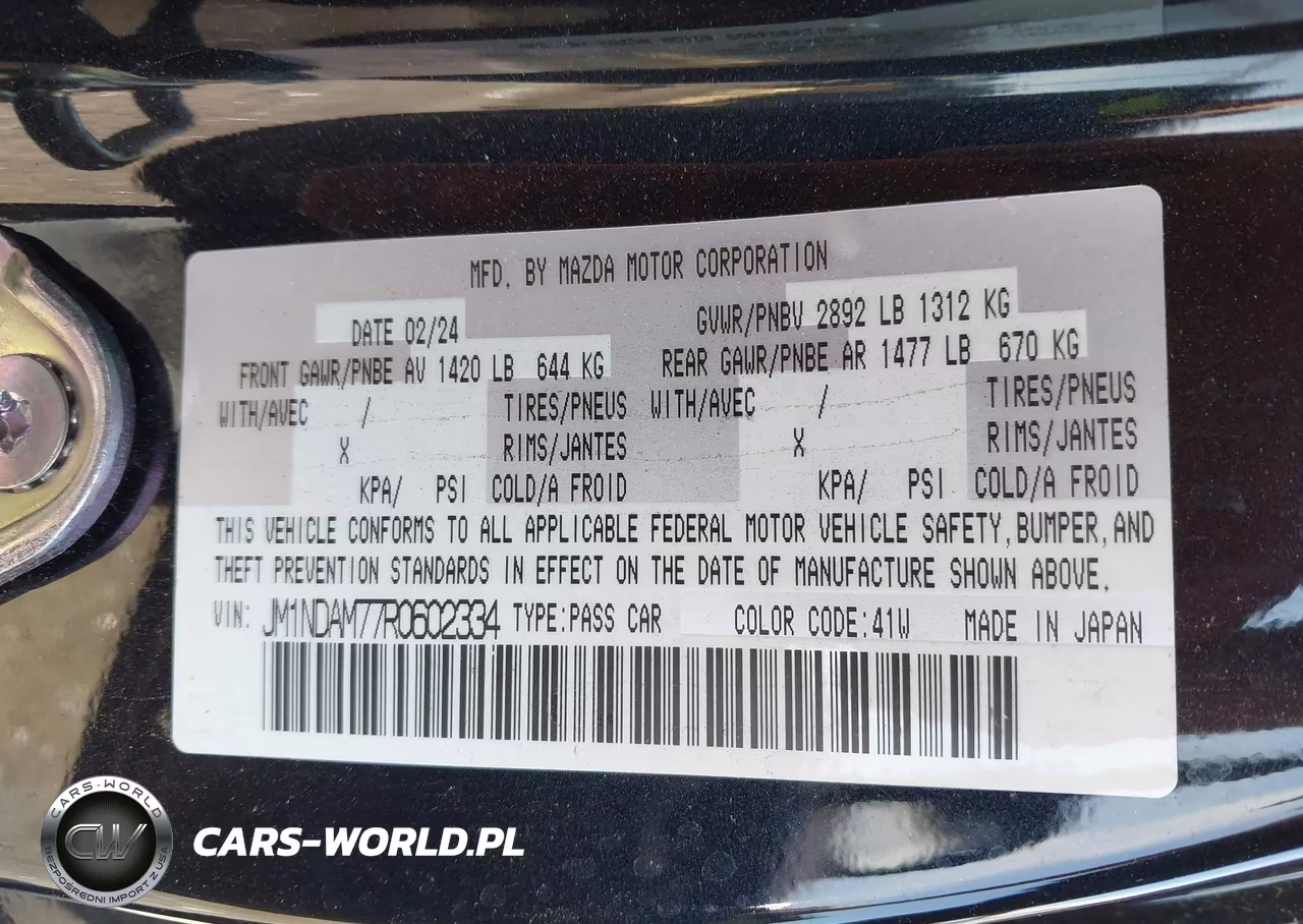 2024 Mazda Mx-5 Miata Rf Grand Touring VIN:JM1NDAM77R0602334 - 9