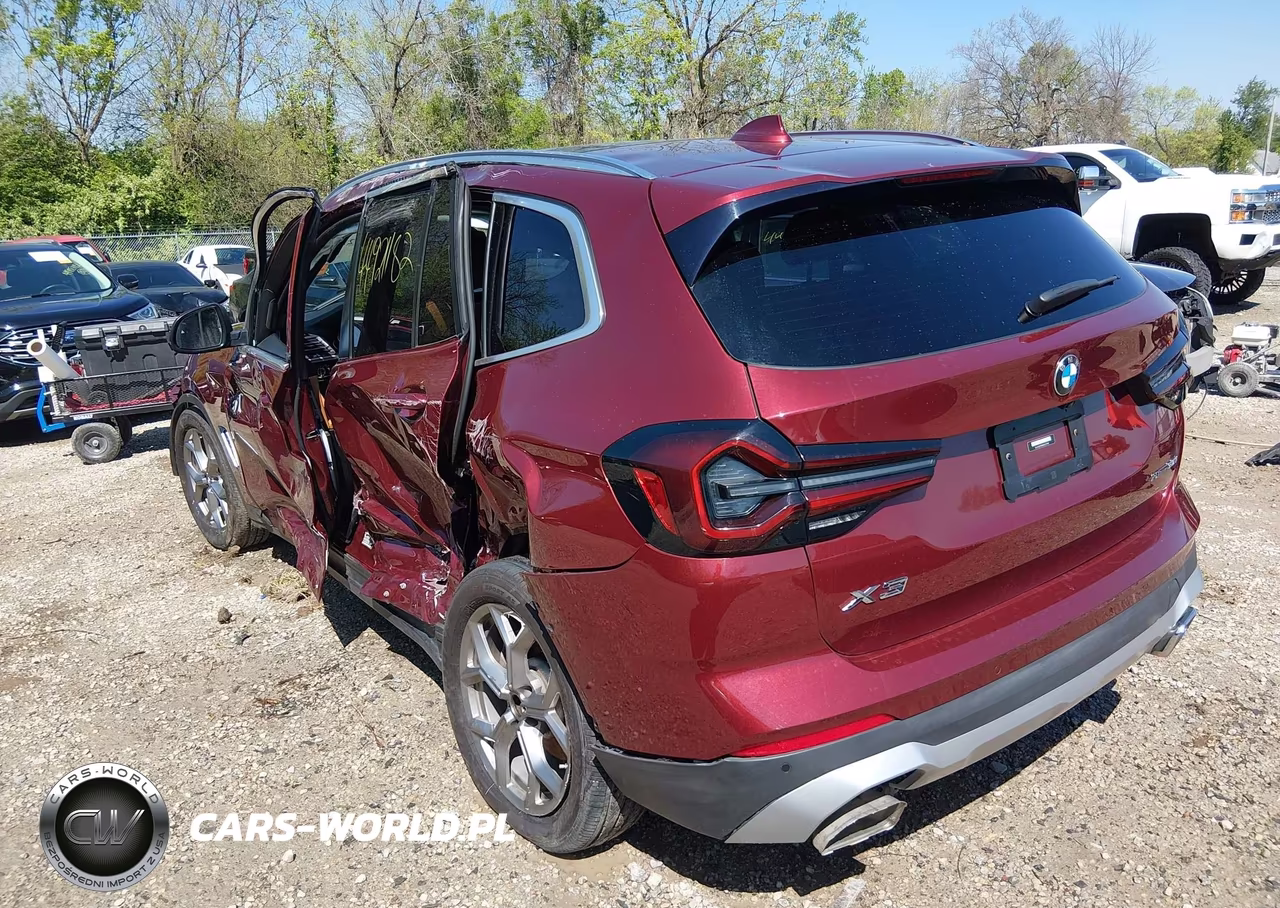 2022 BMW X3 xDrive30I VIN:5UX53DP08N9L07783 - 3