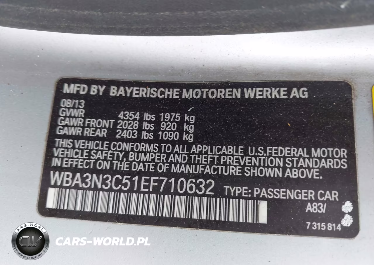 2014 BMW 428I VIN:WBA3N3C51EF710632 - 9