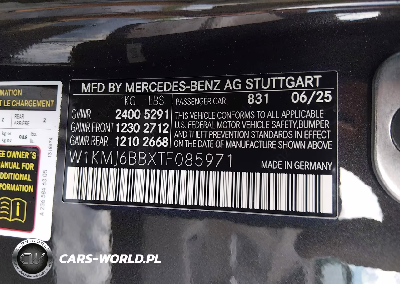 2026 Mercedes-Benz Cle 450 VIN:W1KMJ6BBXTF085971 - 9
