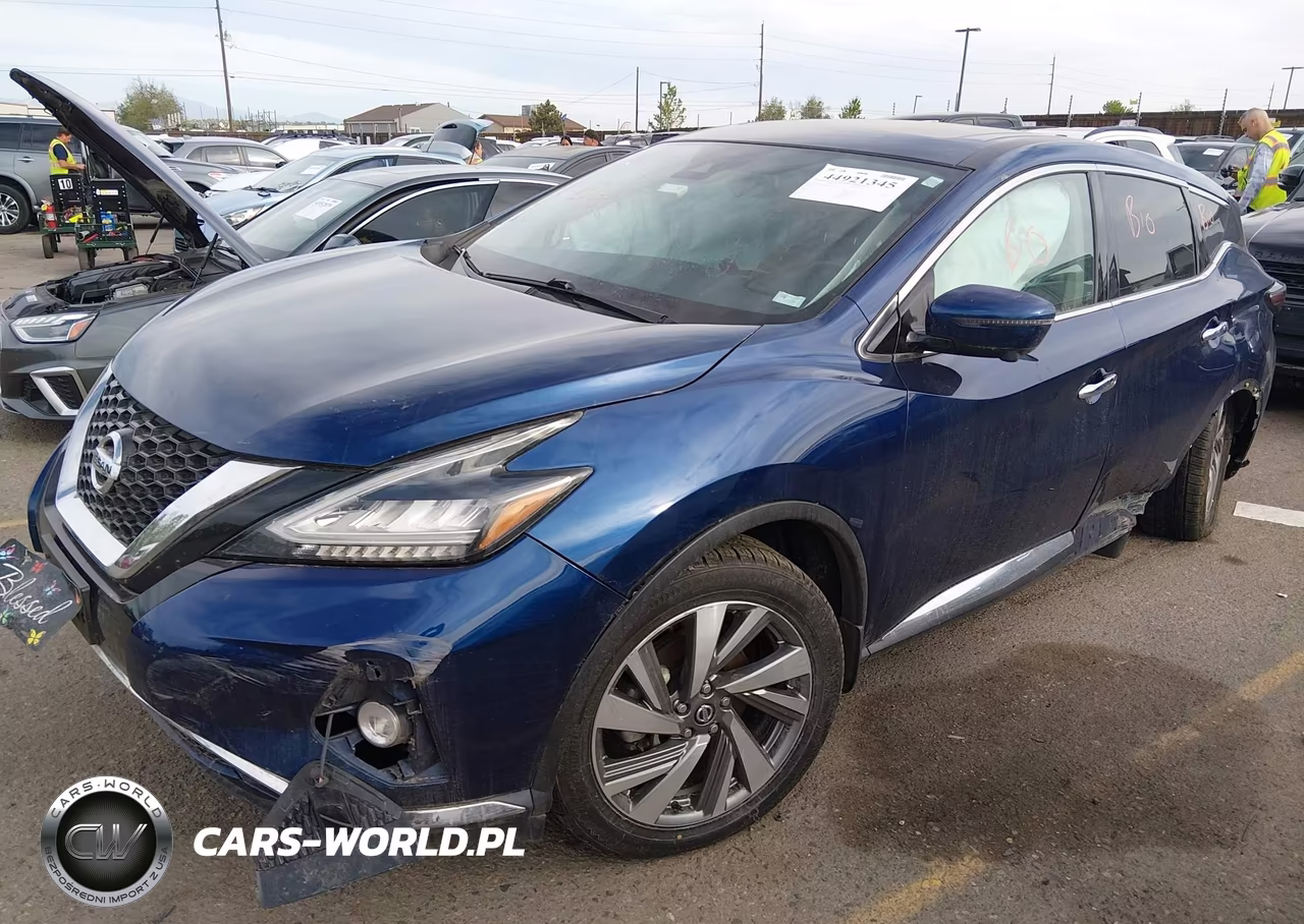 2021 Nissan Murano Sl Fwd VIN:5N1AZ2CJ1MC120075 - 2