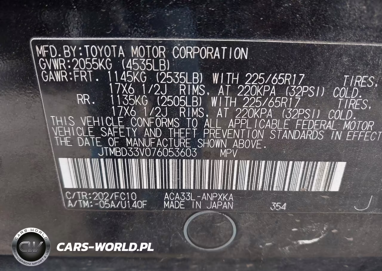 2007 Toyota Rav4 VIN:JTMBD33V076053603 - 9
