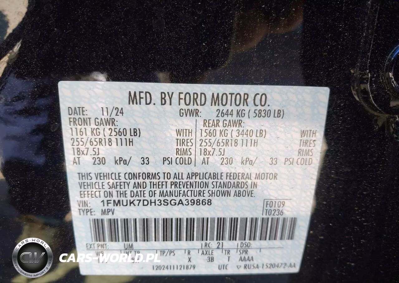 2025 Ford Explorer Active VIN:1FMUK7DH3SGA39868 - 9