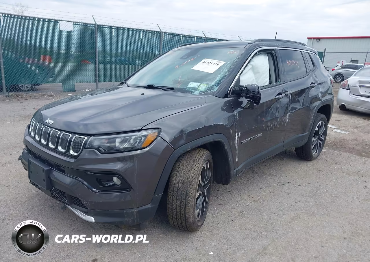 2022 Jeep Compass Limited 4X4 VIN:3C4NJDCB9NT197476 - 2