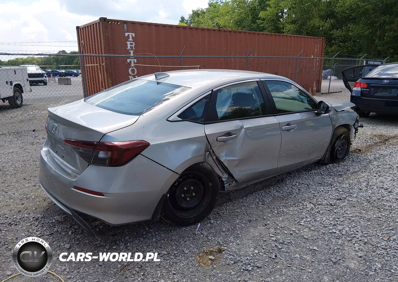 2026 Honda Civic Lx VIN:2HGFE2F24TH508652 - 4