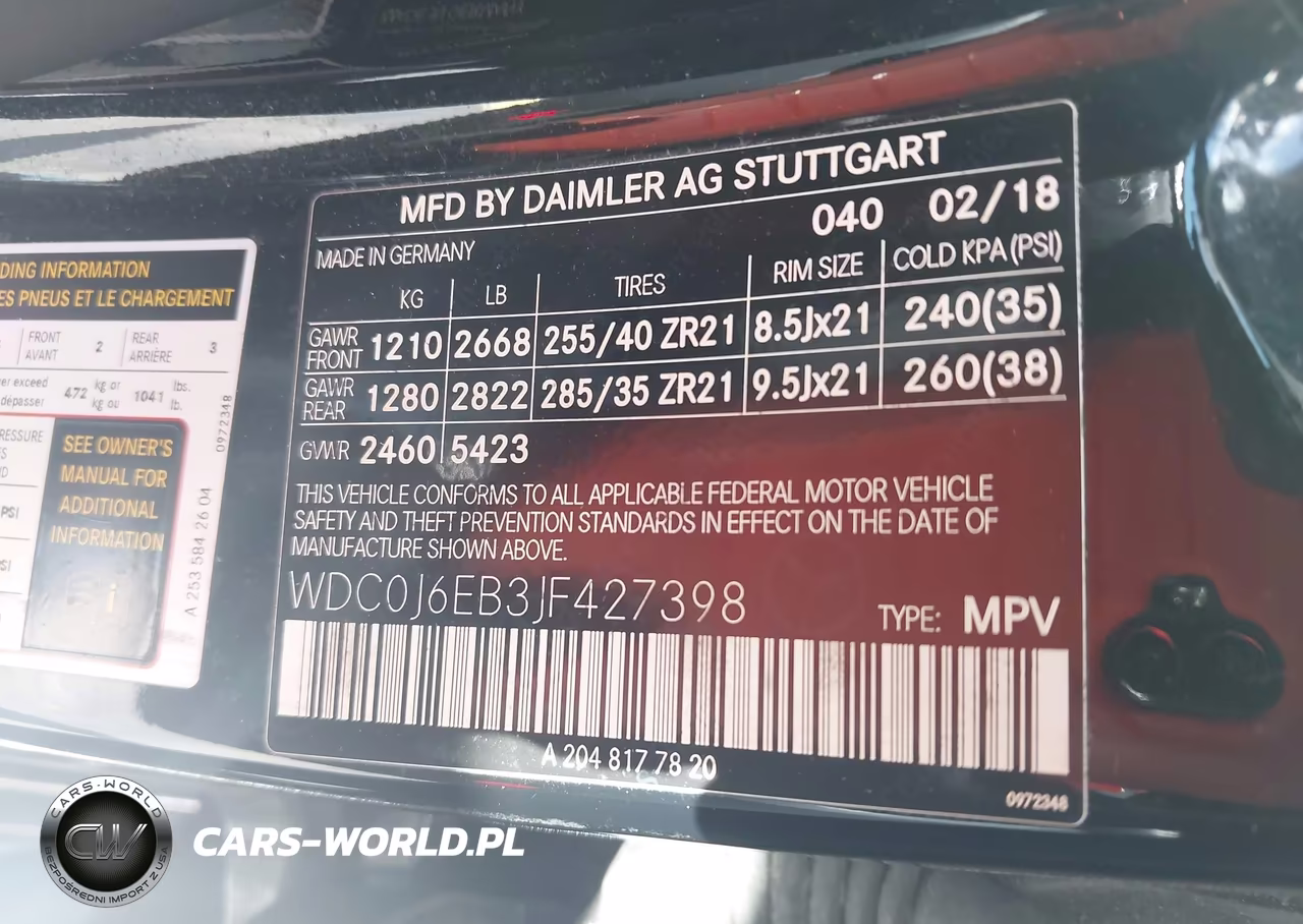 2018 Mercedes-Benz Amg Glc 43 Coupe 4Matic VIN:WDC0J6EB3JF427398 - 9