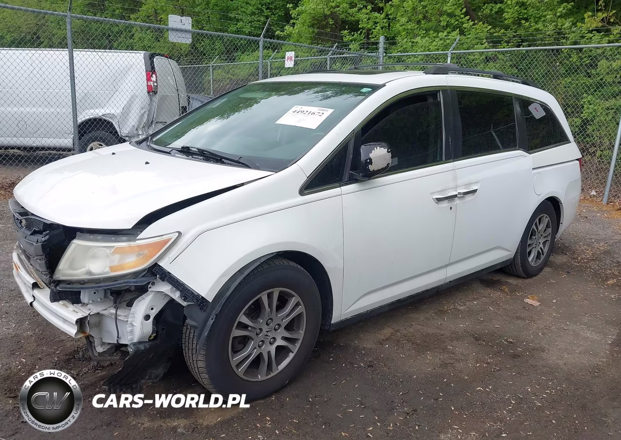 2013 Honda Odyssey Ex-L VIN:5FNRL5H63DB066702 - 2
