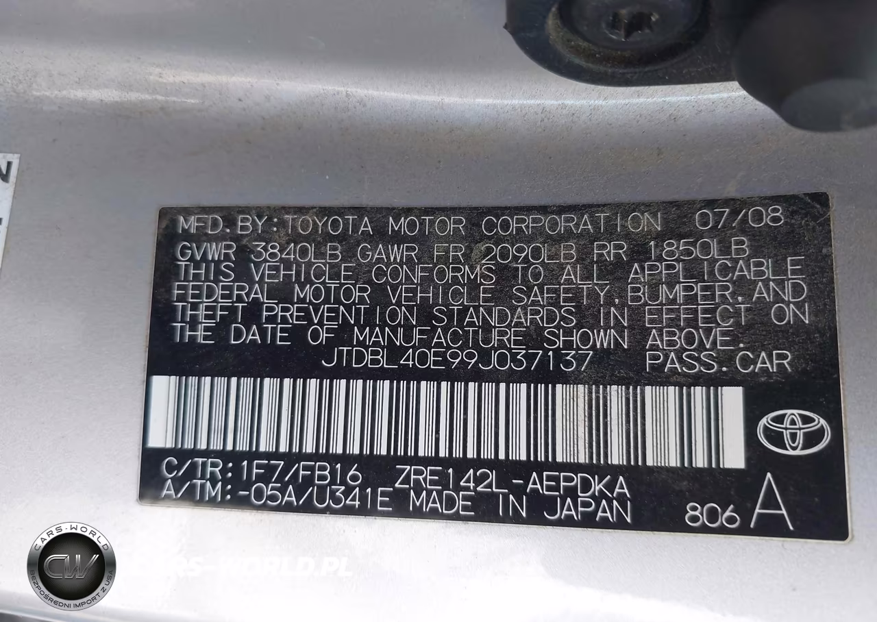 2009 Toyota Corolla Le VIN:JTDBL40E99J037137 - 9