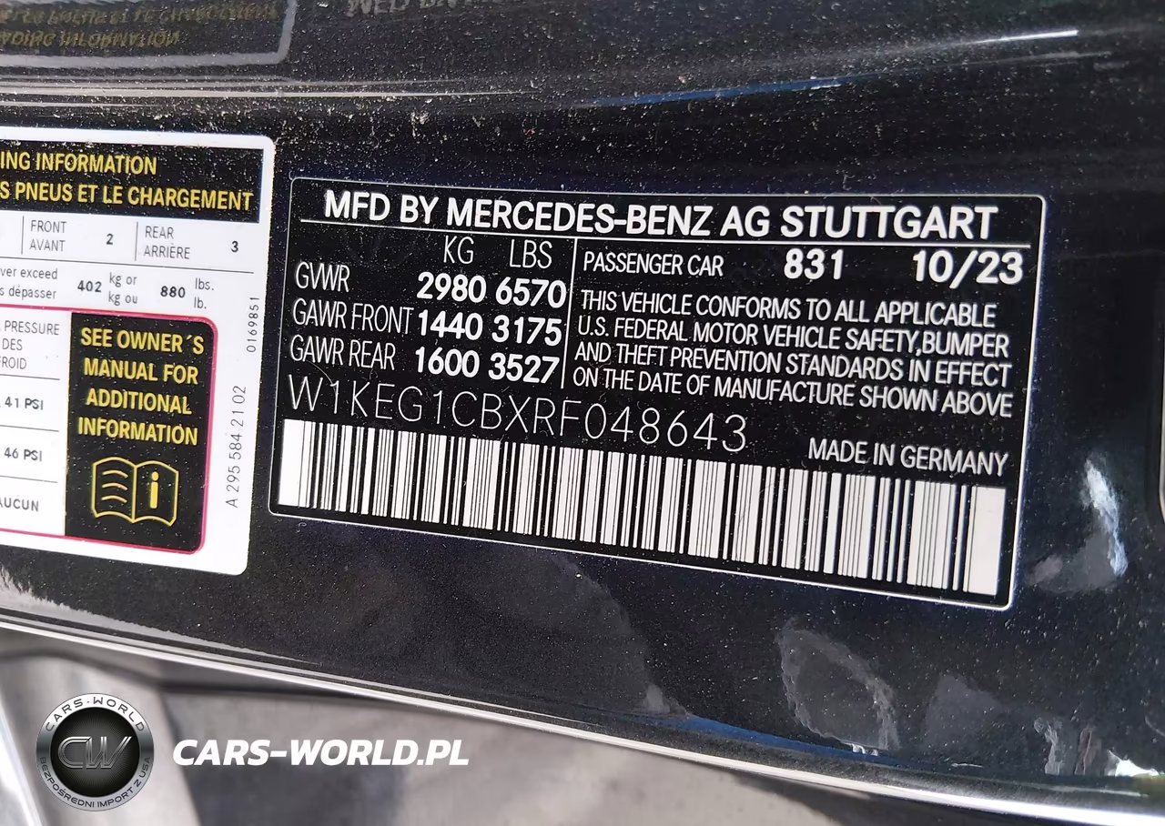 2024 Mercedes-Benz Eqe 350 4Matic VIN:W1KEG1CBXRF048643 - 9