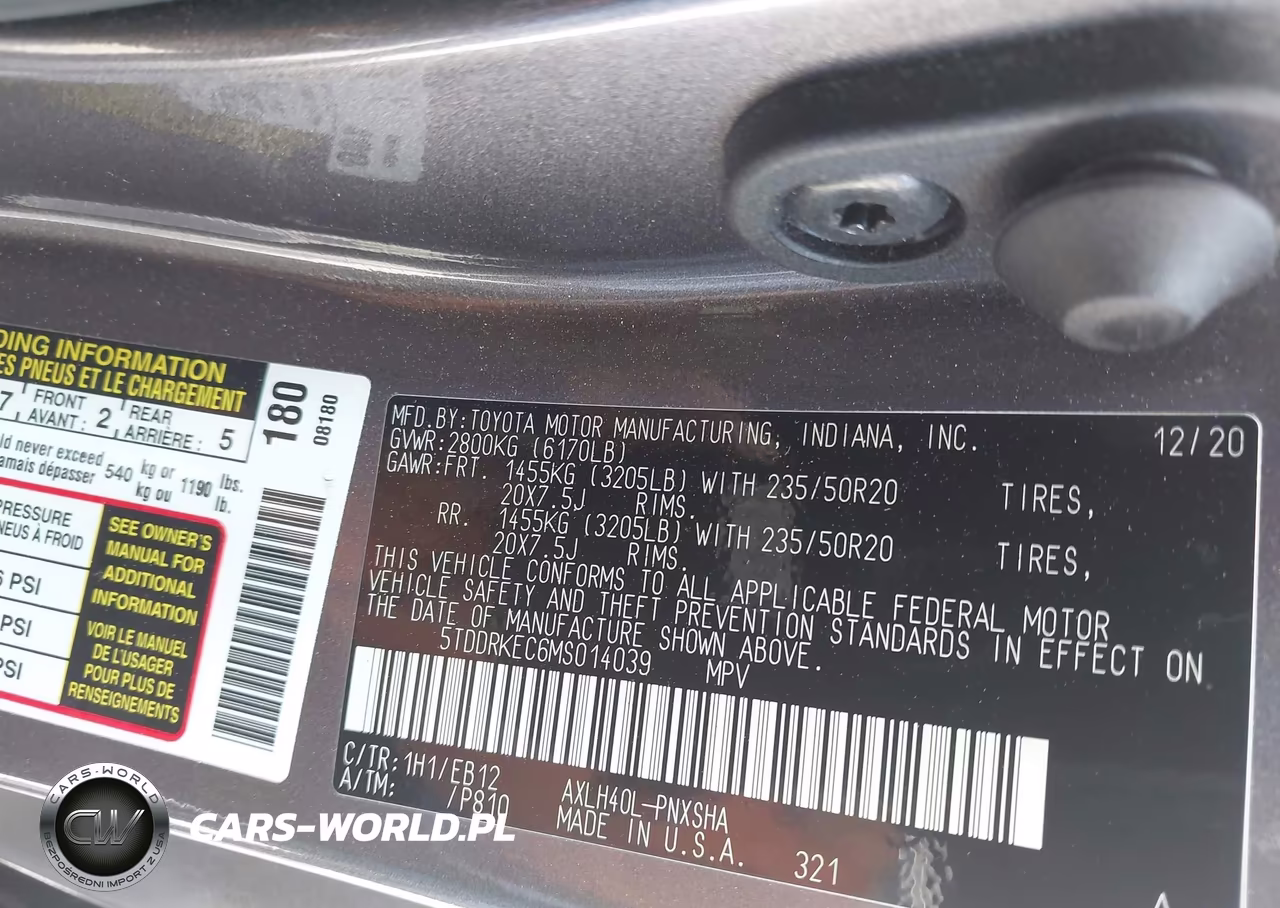 2021 Toyota Sienna Xse VIN:5TDDRKEC6MS014039 - 9