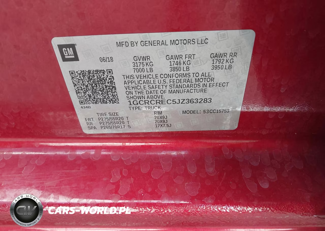 2018 Chevrolet Silverado 1500 1Lt VIN:1GCRCREC5JZ363283 - 9