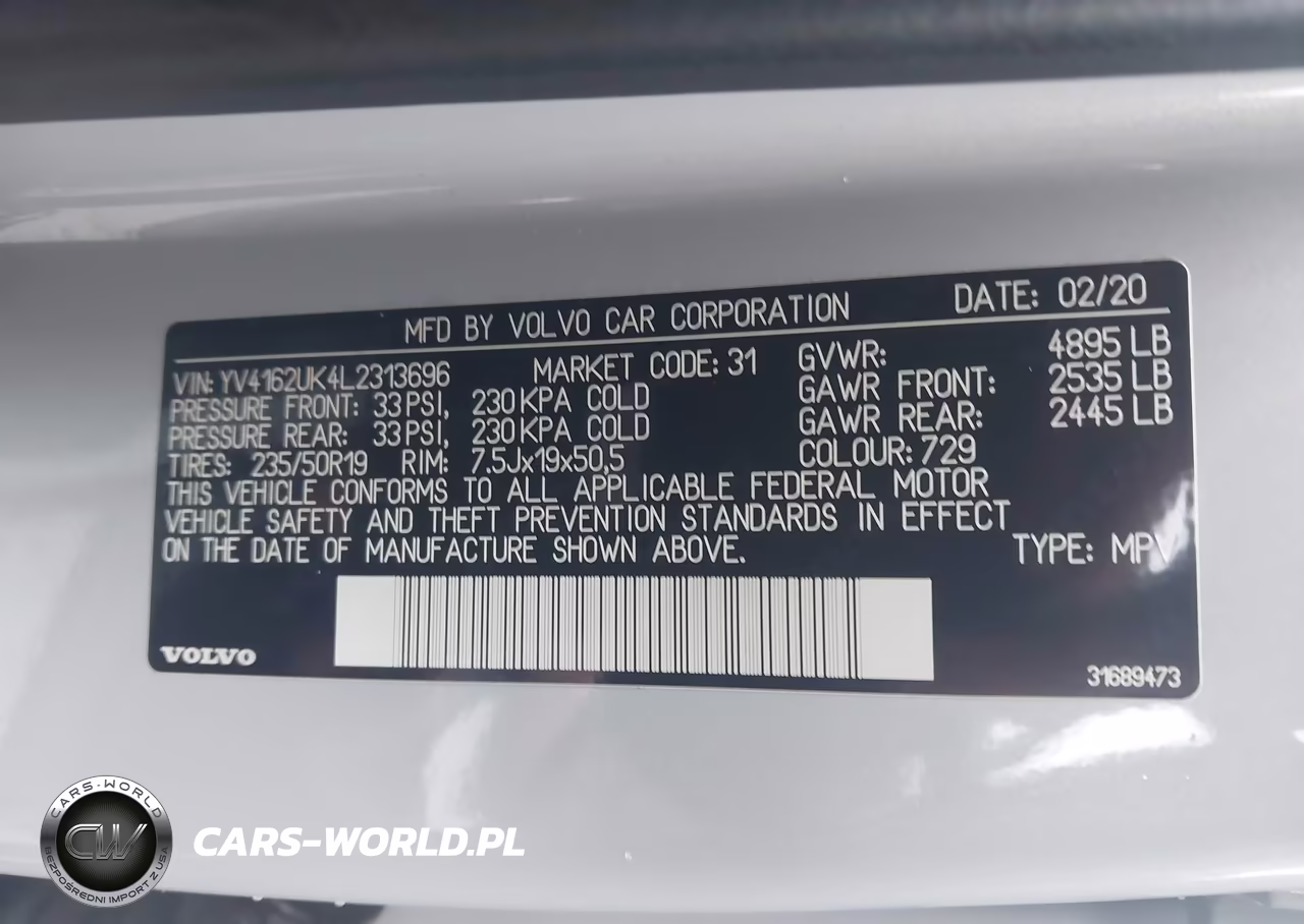 2020 Volvo Xc40 T5 Momentum VIN:YV4162UK4L2313696 - 9
