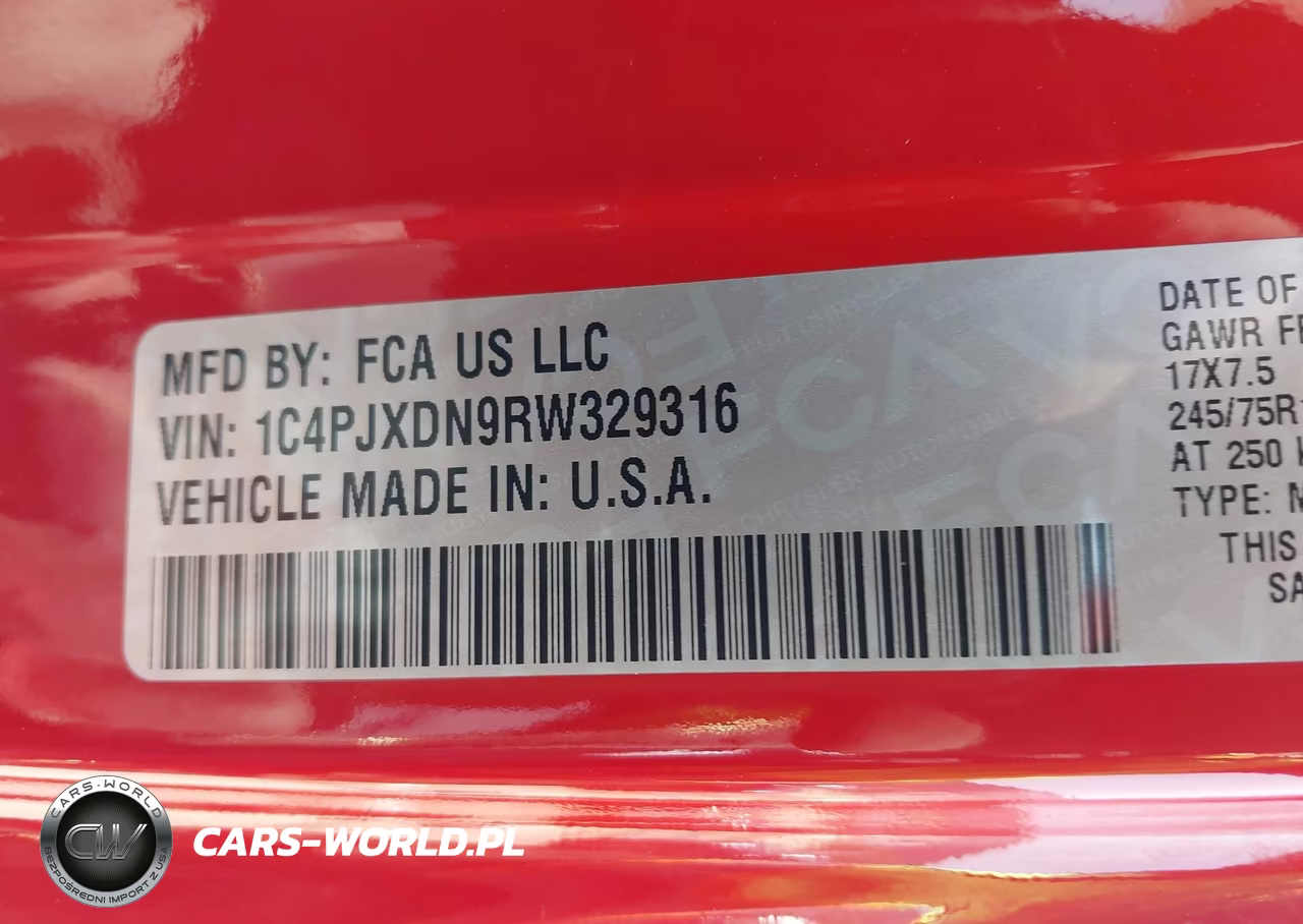 2024 Jeep Wrangler 4-Door Sport S 4X4 VIN:1C4PJXDN9RW329316 - 9