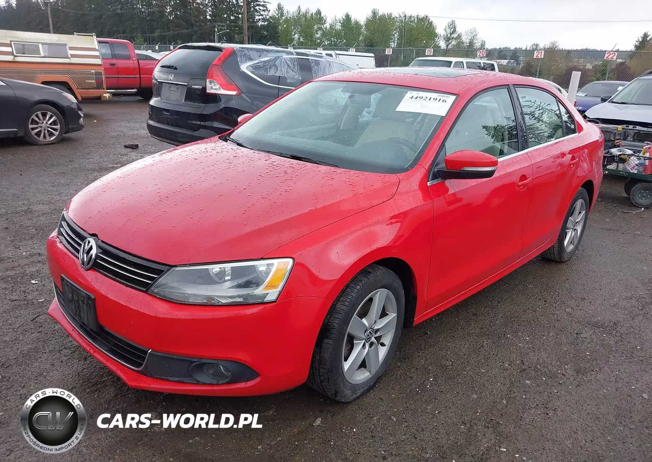 2011 Volkswagen Jetta 2.0L Tdi VIN:3VWLL7AJ8BM128052 - 2