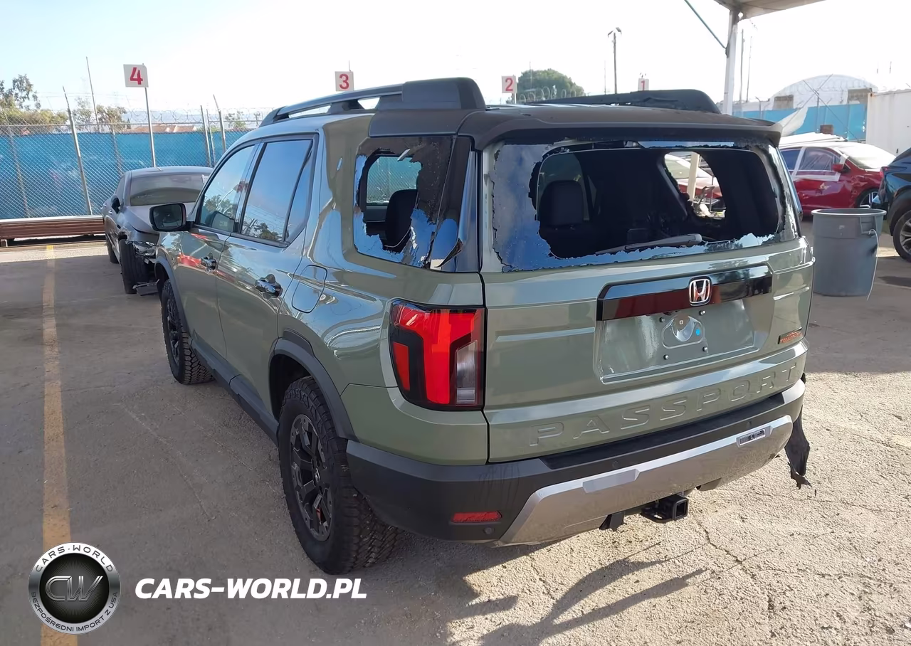 2026 Honda Passport Awd Trailsport Elite-Awd Trailsport Elite Blackout VIN:5FNYF9H85TB059342 - 3