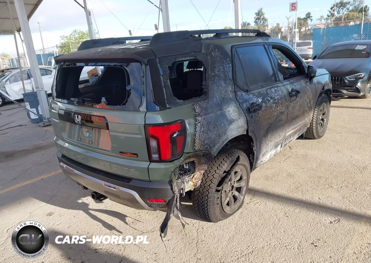2026 Honda Passport Awd Trailsport Elite-Awd Trailsport Elite Blackout VIN:5FNYF9H85TB059342 - 4