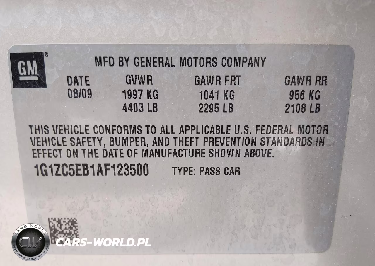 2010 Chevrolet Malibu Lt VIN:1G1ZC5EB1AF123500 - 9