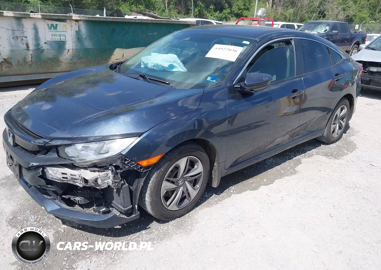 2019 Honda Civic Lx VIN:19XFC2F62KE038591 - 2