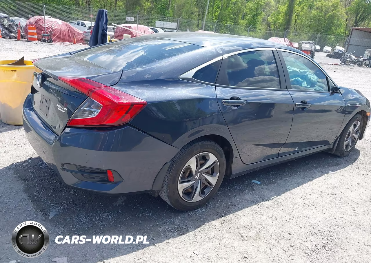 2019 Honda Civic Lx VIN:19XFC2F62KE038591 - 4