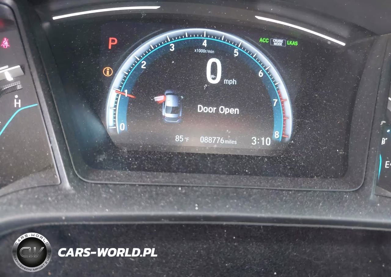 2019 Honda Civic Lx VIN:19XFC2F62KE038591 - 7