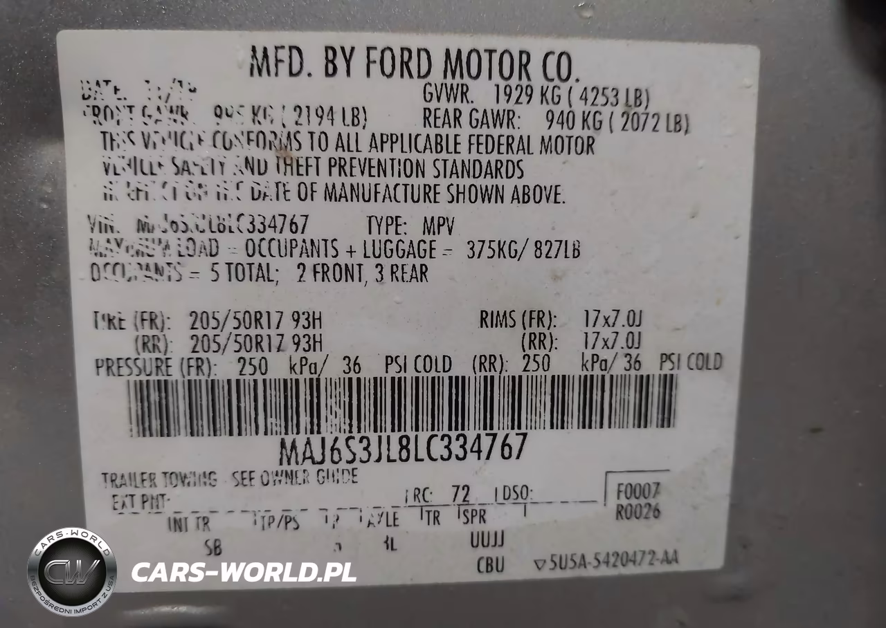 2020 Ford Ecosport Ses VIN:MAJ6S3JL8LC334767 - 9