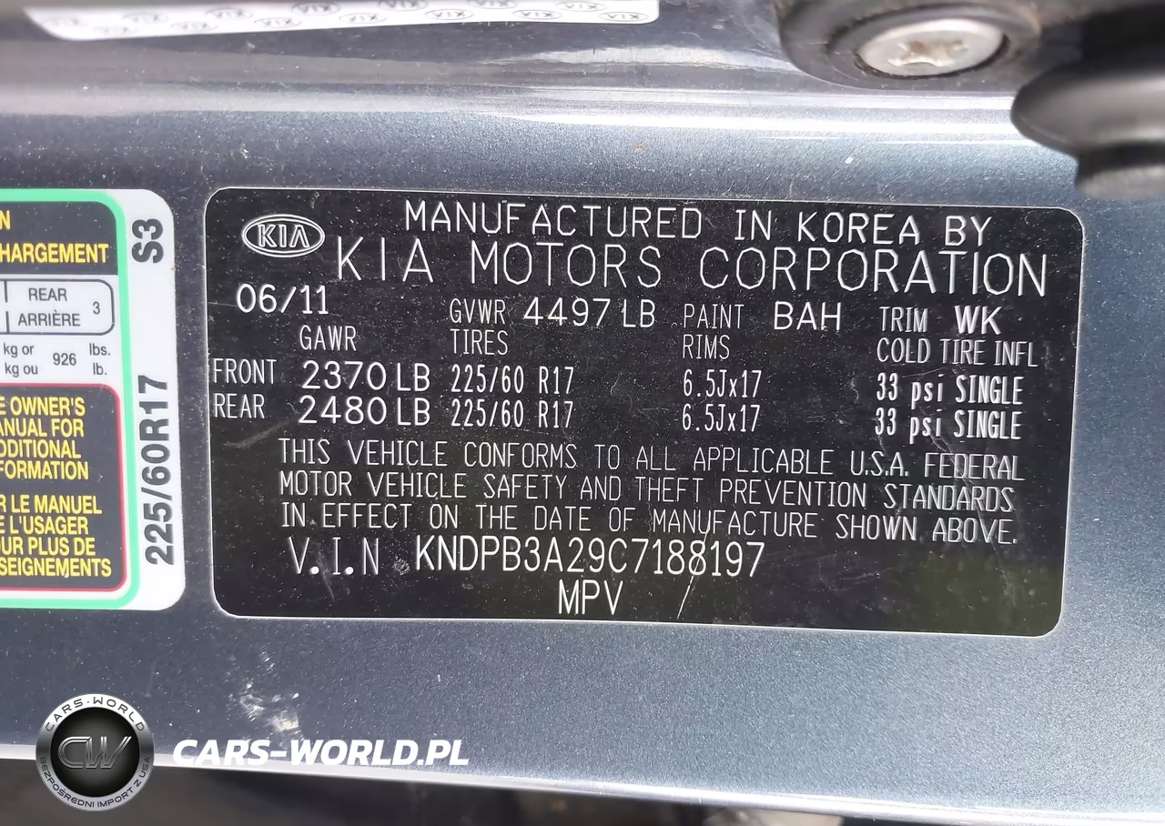 2012 Kia Sportage Lx VIN:KNDPB3A29C7188197 - 9