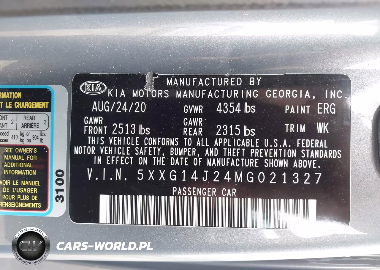 2021 Kia K5 Lxs VIN:5XXG14J24MG021327 - 9