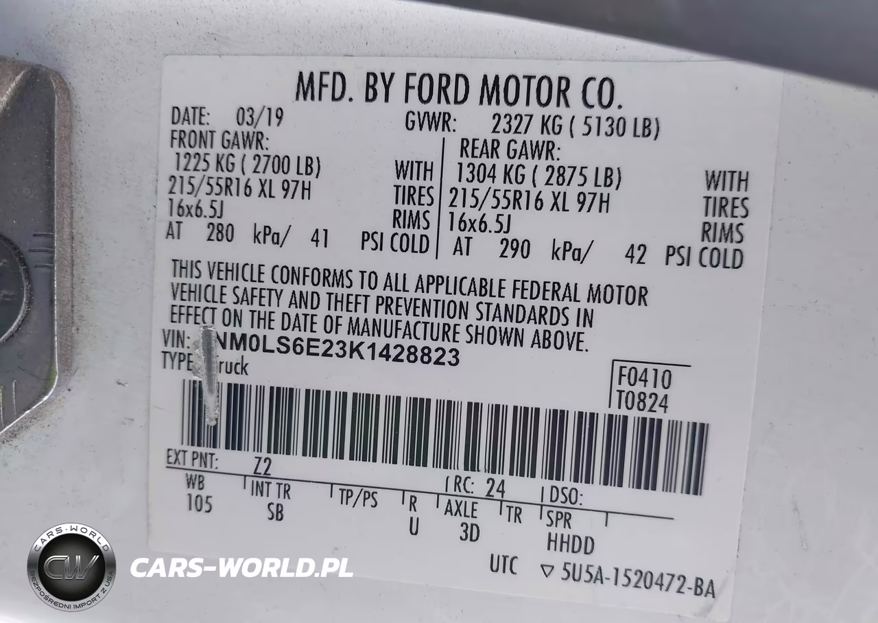 2019 Ford Transit Connect Xl VIN:NM0LS6E23K1428823 - 9