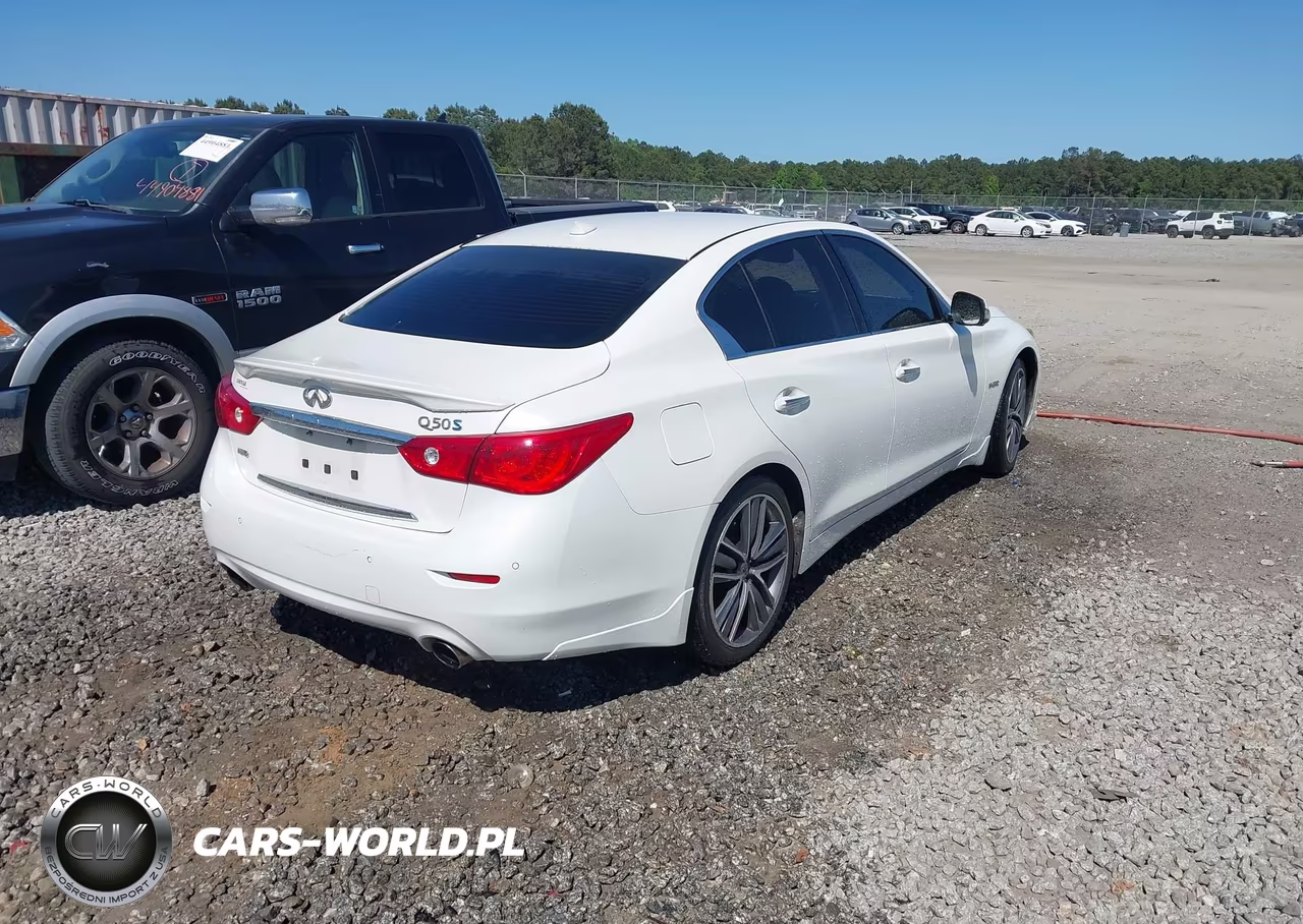 2014 Infiniti Q50 Hybrid Sport VIN:JN1AV7AR2EM703050 - 4